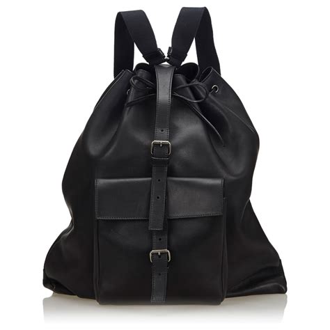 ysl backpack leather|BACKPACKS .